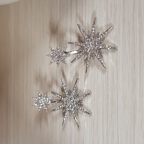 Gorgeous Front/Back Starburst Earrings - Picture 8 of 10